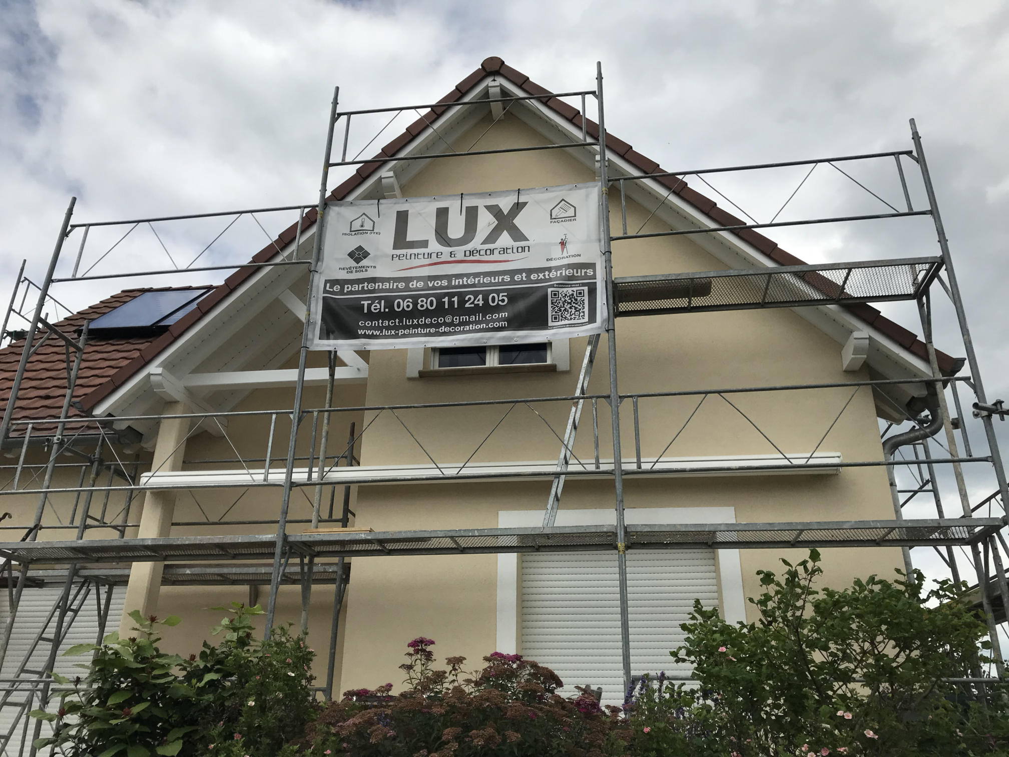 Rénovation de façade - LUX Peinture et Décoration - Sélestat - Bas-Rhin - Alsace - Grand Est